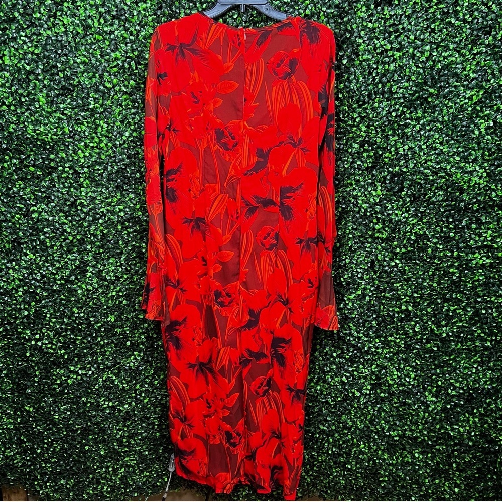 PRETTY LITTLE THING | Floral Chiffon Midi Dress - Picture 11 of 12